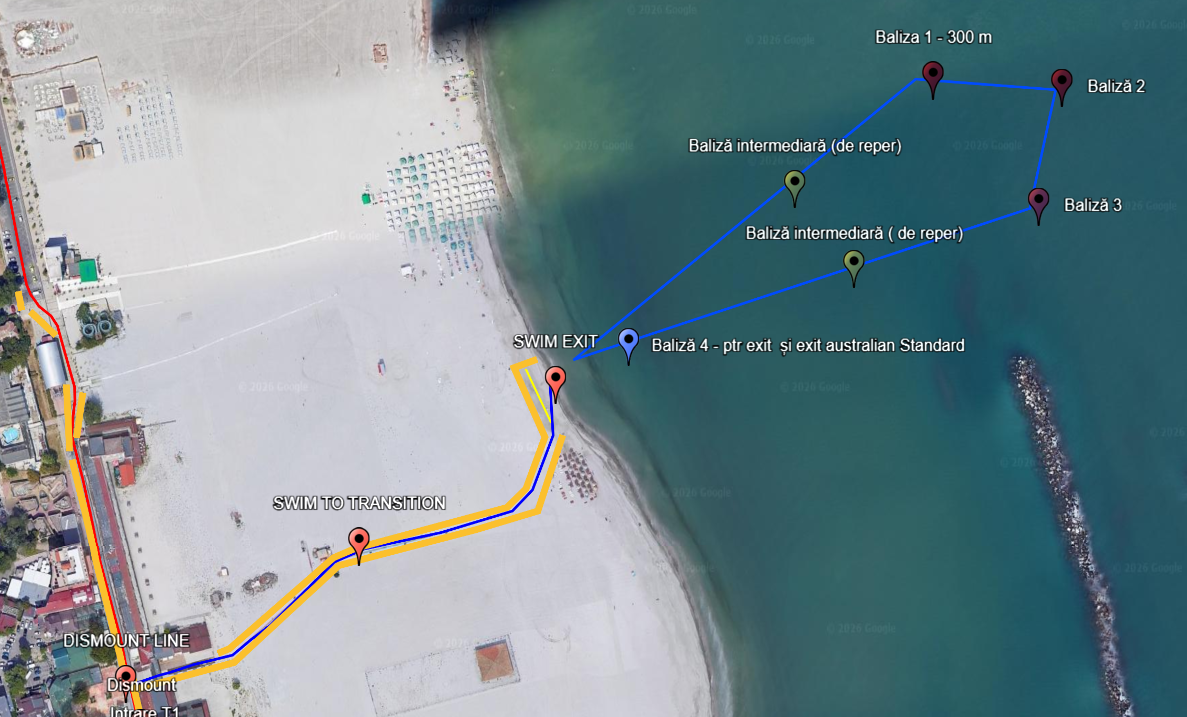 Swim Course Map